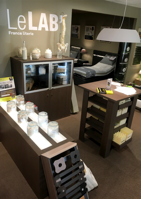 Intérieur Magasin France Literie Lab