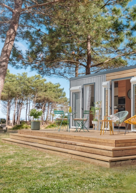 Terrasse mobil-home Louisiane